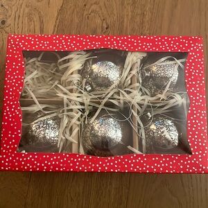 West Elm Mercury Glass Ornaments (5)